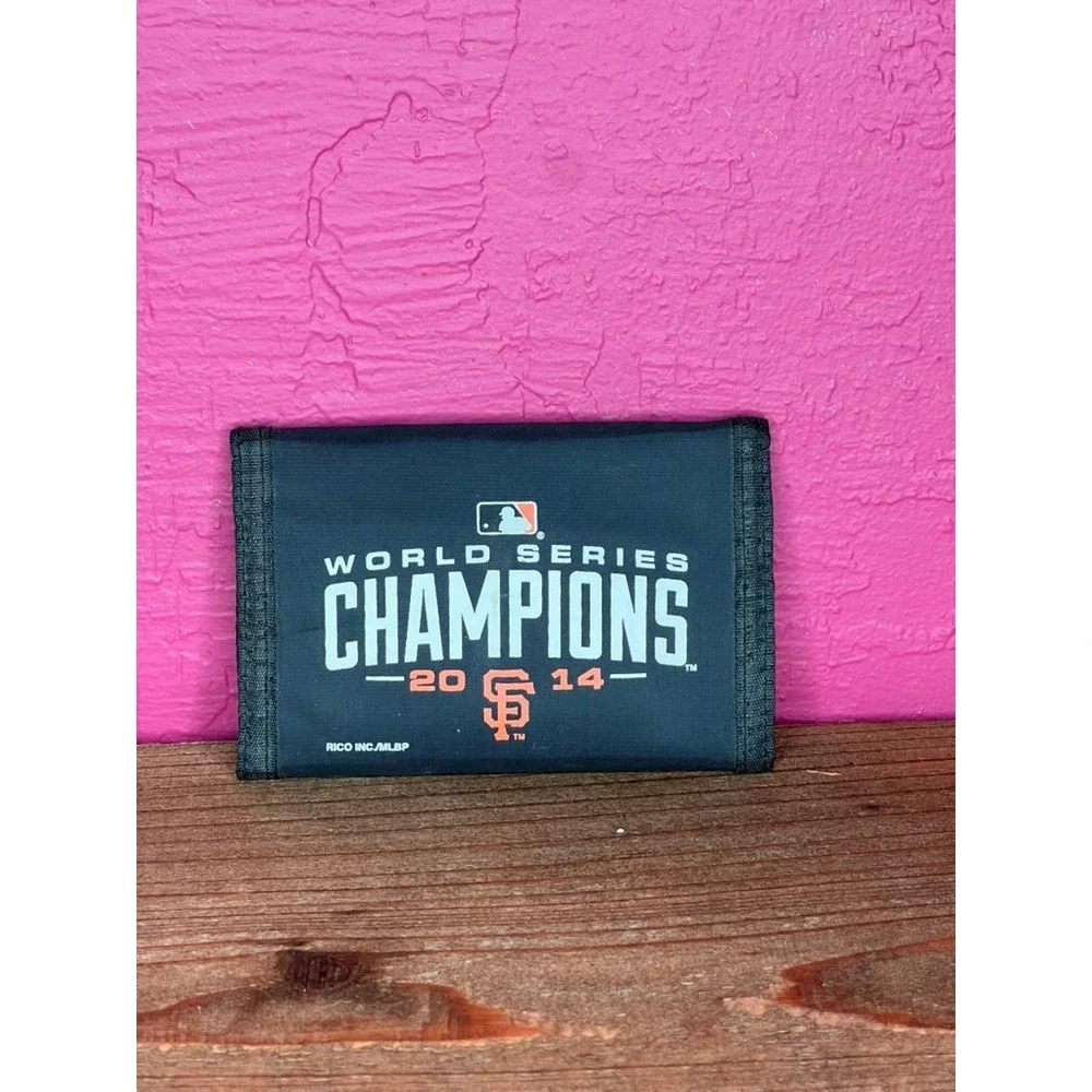 Rico Industries Wallet - SF Giants - Nylon Tri-Fold Wallet - Champions 2014
